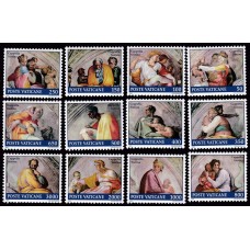VATICANO 1991 SERIE COMPLETA DE ESTAMPILLAS NUEVAS MINT 18,50 €
